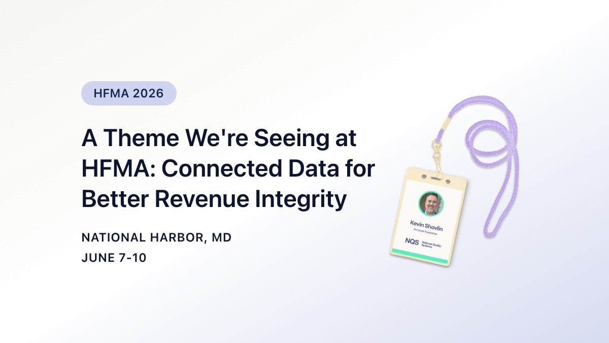 The Theme Across HFMA 2026 Sessions: Connected Data for Better Revenue Integrity