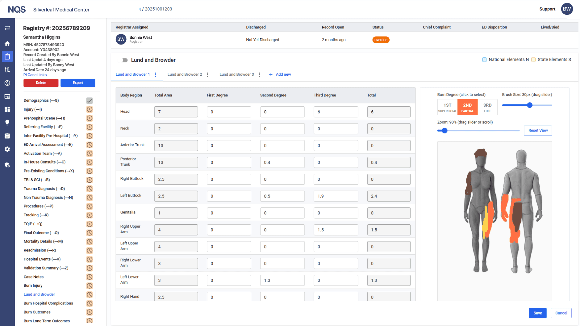 Burn Registry Screenshot